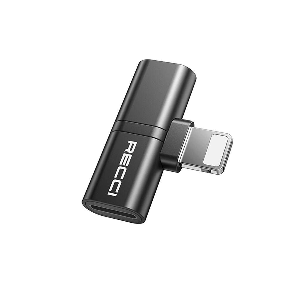 Recci RDS-A05 Lightning 2in1 Şarj ve Ses Adaptörü - 2 Recci RDS-A05 Lightning 2in1 Şarj ve Ses Adaptörü - 2